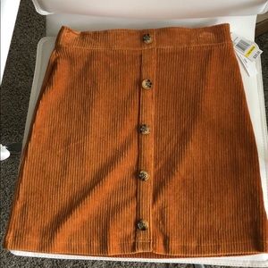 Corduroy skirt